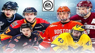 CHL ALUMNI vs NCAA ALUMNI  NHL 24 [upl. by Eelnodnarb]