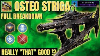 OSTEO STRIGA Destiny 2 Witch Queen One Of The Best Exotic Primaries [upl. by Eixela331]