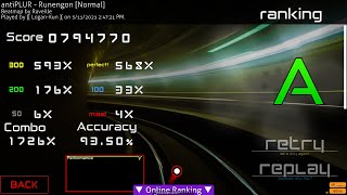 237✰  4K Normal  OsuMania  Runengon [upl. by Rennob101]