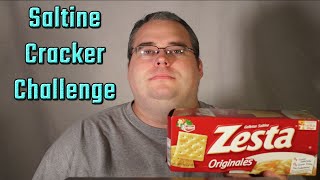 Saltine Cracker Challenge  6 Crackers 1 Minute [upl. by Millard]