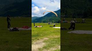 No wind landing paragliding flyingbishnu youtubeshorts [upl. by Aivil]