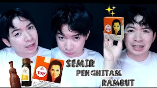 CARA CEPAT MENGHITAMKAN RAMBUT DENGAN HI TOP SEMIR RAMBUT Natural Black [upl. by Oibaf]