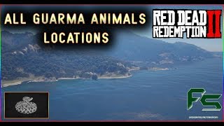 Red Dead Redemption 2  All 8 Missable Guarma Animals Locations Chapter 5 [upl. by Sussi]