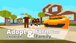 Kogama Adopt Children and Form Your Family  Enjoy This Simulator [upl. by Launcelot]