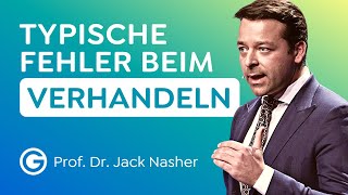 TIPPS vom Profi Vermeide DAS beim Verhandeln  Prof Dr Jack Nasher [upl. by Crist]