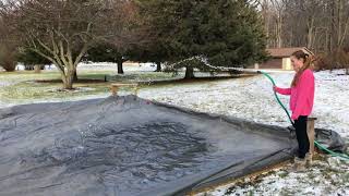 Building the Backyard Ice Rink [upl. by Eelaras]