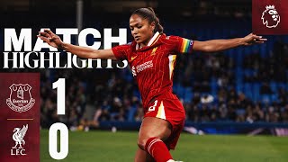 Highlights Merseyside Derby Defeat at Goodison Park  Everton 10 Liverpool Women [upl. by Irmine]