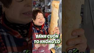 BÁNH CUỐN SIU TO NHƯ CÂY HÀNG CỦA NYC food [upl. by Ardin410]