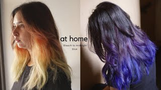 Bleaching and Coloring at Home  Step By Step [upl. by Nahtad]