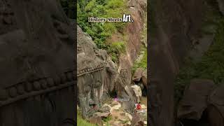 Unakoti Where history meets art 📖 shorts viral unakoti worldheritage [upl. by Fogel]