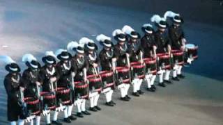 Edinburgh tattoo 2009 Top Secret Drum Corps [upl. by Acul86]