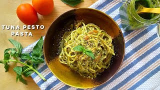 Quick and Easy Tuna Pesto Pasta Recipe  How to cook Tuna Pesto Pasta [upl. by Deehahs]