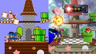 Smash 64 in SUPER MARIO BROS style side by side [upl. by Drusilla]