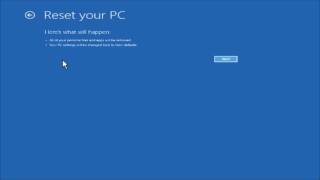 Windows 8  Boot from USB Recovery Disk to restore the system [upl. by Manson885]