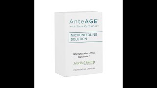 AnteAGE Micro Needling Solutions [upl. by Clie]