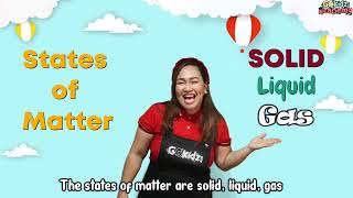 SCIENCE Series The States of Matter Song  Tune Leron Leron Sinta [upl. by Russon580]