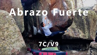 Albarracin “Abrazo Fuerte” 7c  V9 [upl. by Haim652]