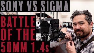 Sony 50mm F14 GM vs Sigma 50mm F14 DG DN Art [upl. by Gabbert]