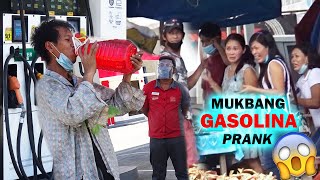 MUKBANG GASOLINA PRANK  masarap naman hahaha  pulubi taong grasa [upl. by Old]