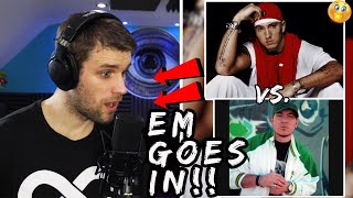 Rapper Reacts to EMINEM VS EVERLAST  LIVE REACTION BEST OF THE EM BEEFS [upl. by Kred]