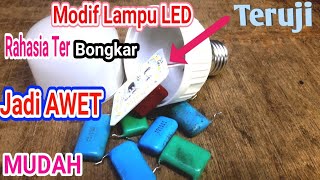 modif lampu led jadi awet [upl. by Orfield128]