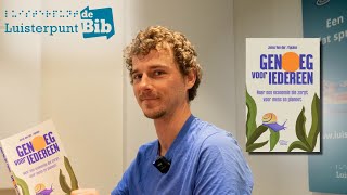 Jonas Van der Slycken leest Genoeg voor iedereen in voor Luisterpuntbibliotheek [upl. by Seleta357]