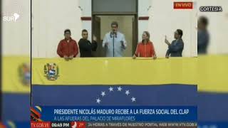 MENSAJE DEL PRESIDENTE MADURO A LOS CLAP DESDE EL BALCÓN DEL PUEBLO [upl. by Ecidnac]