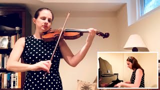 Shana Douglas plays Leclairs Violin Sonata in D major Op9 No3 [upl. by Dnomse]