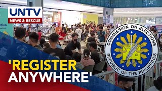 Register anywhere project ng COMELEC ipatutupad sa muling pagbubukas ng voter registration [upl. by Tina]