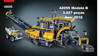 LEGO Technic 42055B unboxing  Caixa e Pacotinhos [upl. by Llednahs]