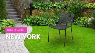 Silla de jardín NEW YORK by Essentials® [upl. by Ojillib117]