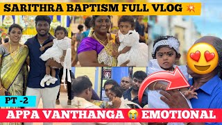 😍 PT2 பாப்பா FUNCTION Vlog ❤️  Family Emotional Moments 🥹  JeSuFamily [upl. by Nangatrad]