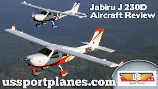 Jabiru J230D Light Sport Aircraft Review Sport Aviation Expo 2019 Sebring Florida [upl. by Dawaj]