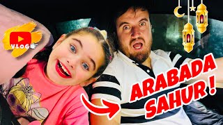 ARABADA SAHUR VLOG  ARABADAN SON ÇIKAN KAZANIR  YALAN MAKİNESİ OYNADIK [upl. by Lizzie867]