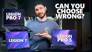 Lenovo Legion 7i Legio Pro 5 and Legion Pro 7 review  Which one to get in 2024 [upl. by Yreme285]