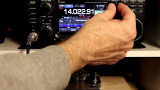 Icom IC7300 A to Z 33 CW Functions [upl. by Airretnahs]