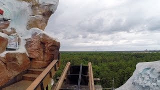 Terrifying Expedition Everest Ride POV W Broken Track Missing Animal Kingdom Walt Disney World [upl. by Kamal]