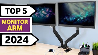 Top 5 Best Budget Monitor Arm 2024  Best Monitor Mount [upl. by Ailenroc58]