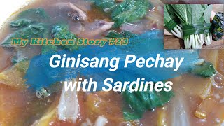 Ginisang Pechay with Sardines  Pechay Recipe [upl. by Godewyn628]