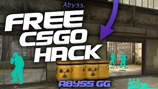 CSGO FREE CHEAT  UNDETECTED 2019  ABYSSGG [upl. by Aztilem]