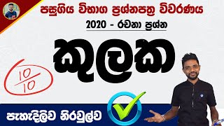 Kulaka  OL Maths in Sinhala  2021 GCE OL Mathematics Past Paper  SET Question [upl. by Star]