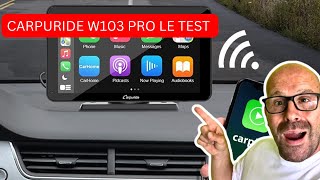 CarPlay et Android Auto sans fil dans nimporte quelle voiture Carpuride W103 Pro [upl. by Alanah]