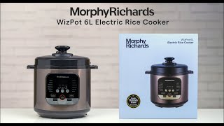 Morphy Richards WizPot 6L Electric Pressure Cooker [upl. by Newell293]