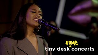 Jazmine Sullivan Tiny Desk Home Concert [upl. by Aeneg]