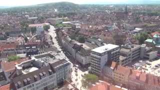 Hildesheim Schuhstraße von Oben in HD [upl. by Neicul]