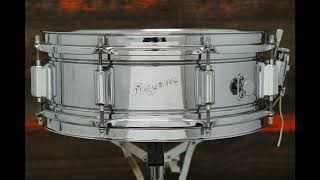 Rogers 5x14quot Powertone Brass Snare Drum  1960s [upl. by Anoek138]