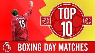 Top 10 Liverpools best Boxing Day games  Great festive games featuring Gerrard Firmino and more [upl. by Iffar]