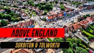 DJI Phantom 4 Aerial Video of Surbiton and Tolworth [upl. by Palocz94]