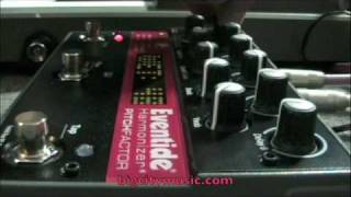 Roland SH101 w Eventide PitchFactor [upl. by Mabel709]