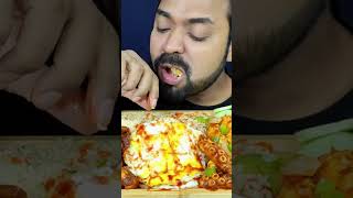 KOREAN SPICY OCTOPUS FRIED EGGS SQUID MASALA FRIED RICE SALAD CHILI MUKBANG ASMR EATING SHOW [upl. by Ielhsa836]